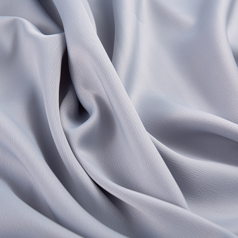 HY228 190 g/m² Ameisen-Crêpe-Satin, mittelgroßes Ant-Seidenhemd, modischer grauer Stoff