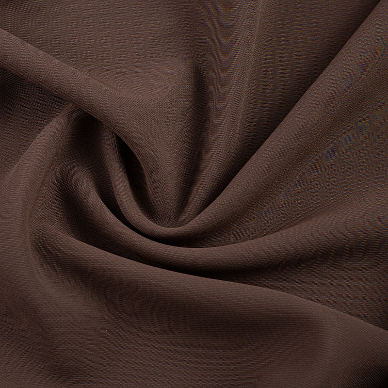 HY297 Dunkelbraunes 260GSM 150D mattes Filament, vierseitig dehnbarer, doppellagiger Stoff aus Polyester, 4-Wege-Stretchstoff für Badebekleidung