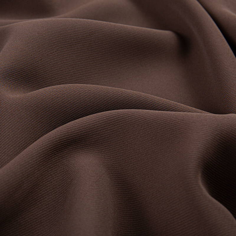 HY297 Dunkelbraunes 260GSM 150D mattes Filament, vierseitig dehnbarer, doppellagiger Stoff aus Polyester, 4-Wege-Stretchstoff für Badebekleidung