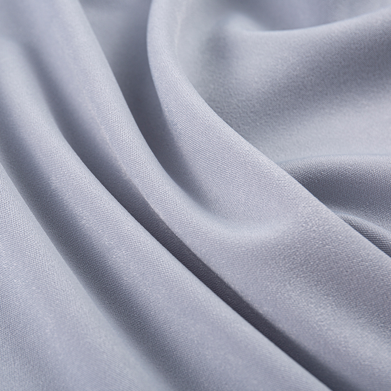 HY275 Grauer Polyester-Spandex-Verbundstoff aus Seide und Eisblumen-Samt