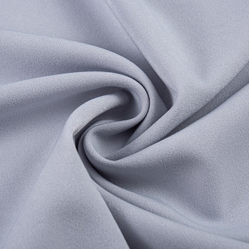 HY275 Grauer Polyester-Spandex-Verbundstoff aus Seide und Eisblumen-Samt