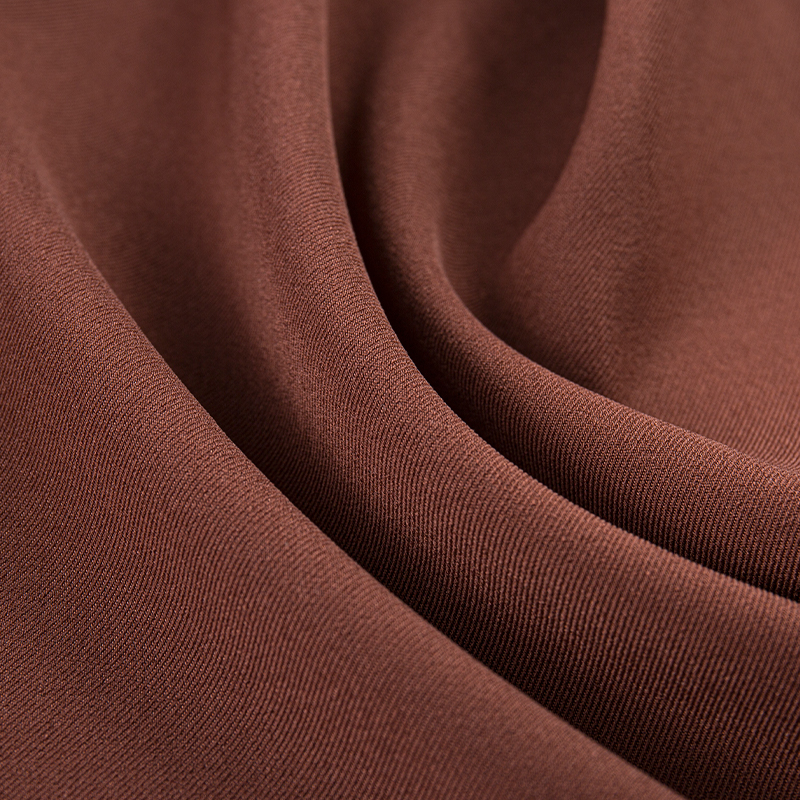 HY253 Braun Reiner britischer Twill-Vier-Wege-Stretch-Spandex-Mischstoff