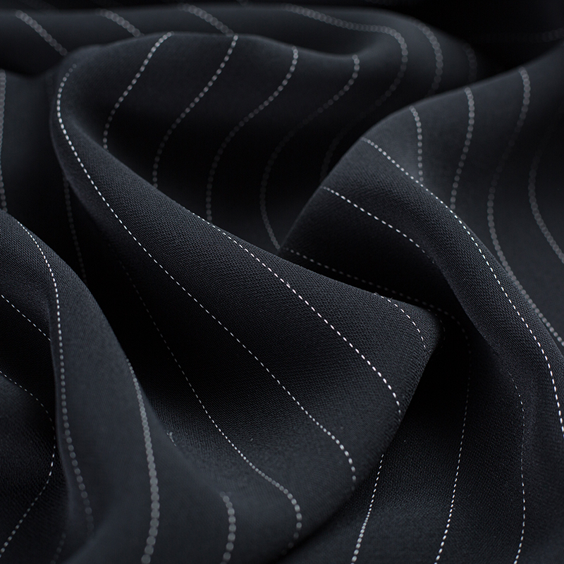 DS52(HY129) 236GSM 99%P 1% Rayon CEY Rayon Stripe CEY-Stoffe
